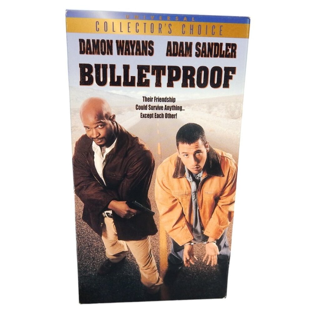 BULLETPROOF Damon Wayans Adam Sandler James Caan VHS in original paper case